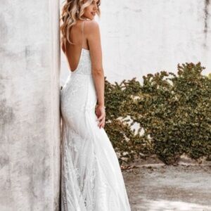 Made With Love – Billie Gown, size 10 (Slightly smaller w/alterations)